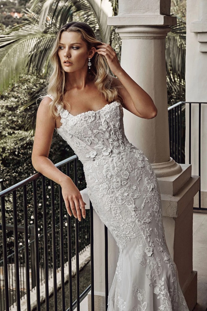 Blanche Bridal Style #Esme + overskirt #1 thumbnail