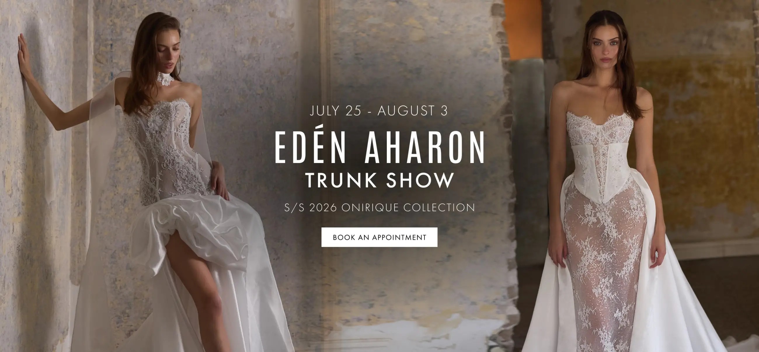 Eden Aharon Trunk Show Desktop Banner