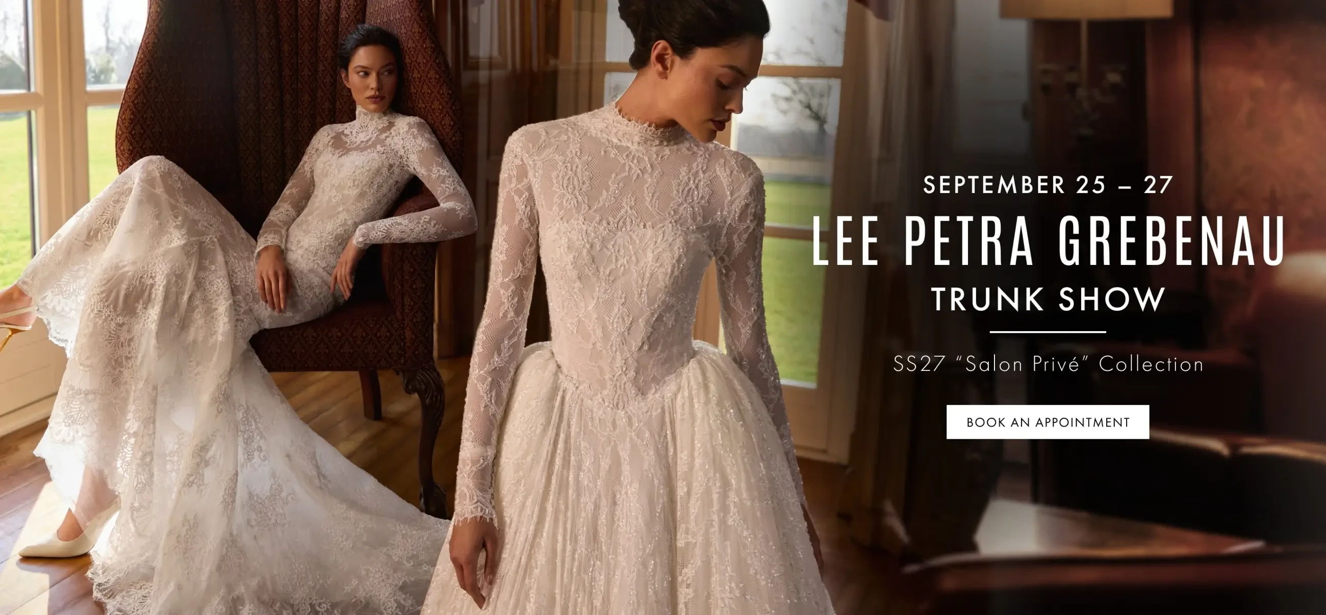 Lee Petra Grebenau Trunk Show banner