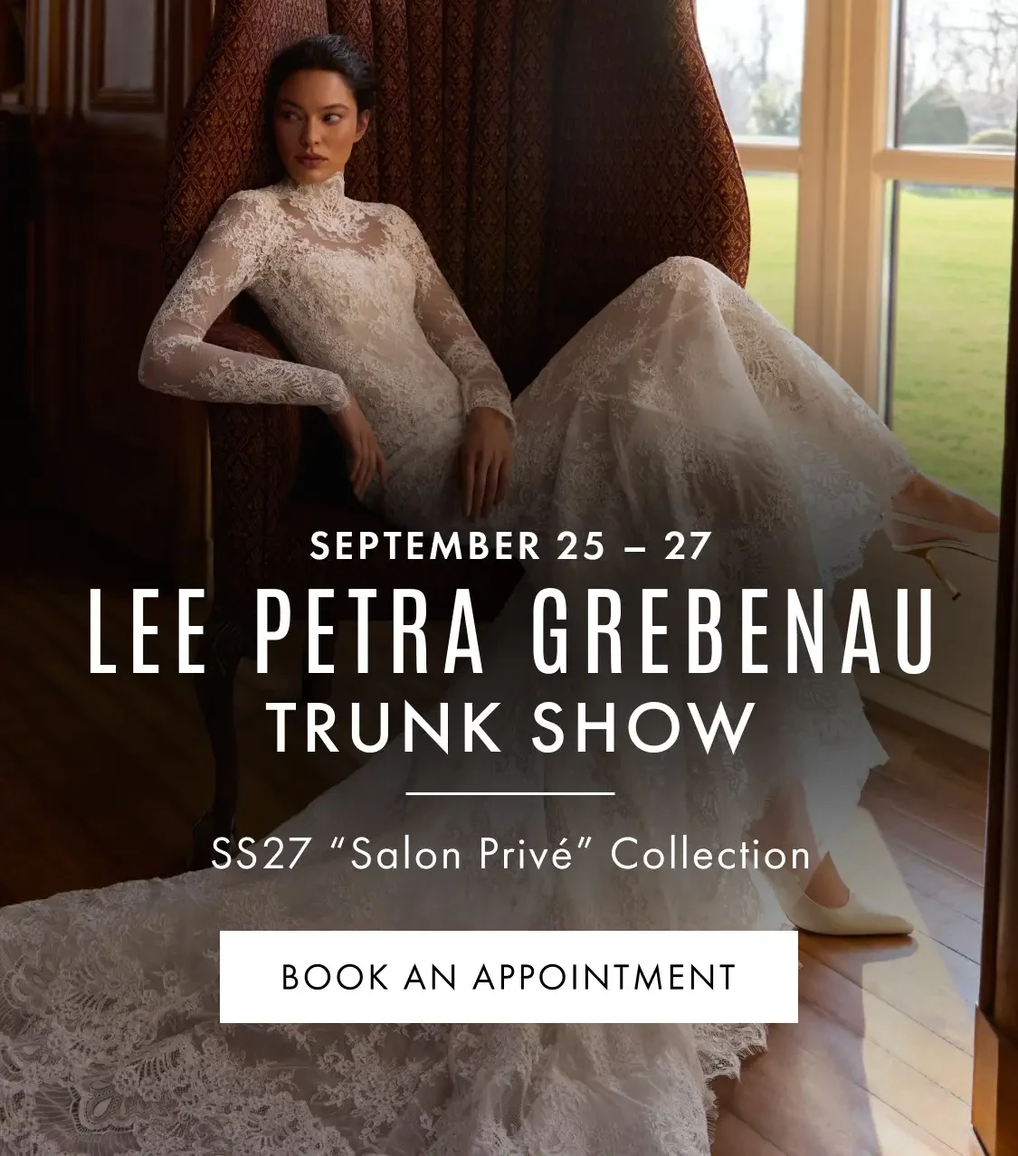 Lee Petra Grebenau Trunk Show banner